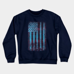 American Flag Vintage Crewneck Sweatshirt